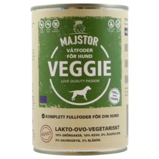 Majstor Veggie Vegetariskt Hundfoder i Burk
